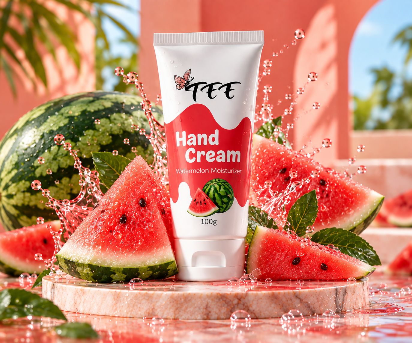 Watermelon Hand Cream, 100 g.